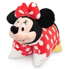Cuscino adorabile rosso del bambino di Disney Minnie Mouse con la testa di Minnie della peluche