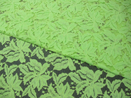 Verde di nylon del tessuto del pizzo del bello cotone floreale con SYD-0013 di tintura reattivo