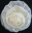 corpetto chiffon artificiale del fiore artificiale 3D con il perno per l'indumento di nozze