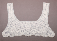 OEM White ricamo Ruffle Crochet Lace collare e Top di pizzo per Dress