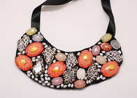 Grande resina handmade collana pietre gioielli, perline collane artigianali (NL-958)