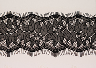 Lady OEM Black Wave Crochet ciglia Cotton Lace Trim per tessuto