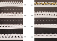 Abbigliamento sintetico Wave tessuta nastri e stampati abbigliamento pizzo elastico della barra multifunzione