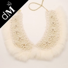 Collari in rilievo staccabili della pelliccia del collare degli accessori per il vestiario per le donne SNL0118