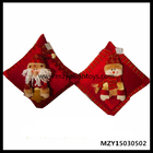 la peluche decorativa di Natale di riserva del quadrato rosso di 33*33cm attenua i cuscini di Santa del cuscino della peluche