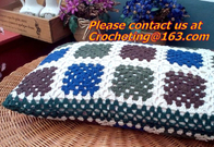 Cassa europea del cuscino della copertura del cuscino del pizzo all'uncinetto del cotone per il colorfu domestico del regalo di nozze della decorazione