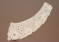 Uncinetto personalizzata a mano Peter Pan bianco Cotton Lace collare Motif per abiti