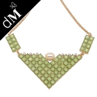 La resina borda le collane handcrafted stile semplice affascinante del collare (JNL0134)