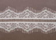 Tessuto OEM White Wave Crochet ciglia Cotton Lace Trim personalizzati