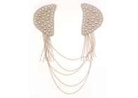 Lunghe catene di gioielli, frange spalla disegni artigianale collane (NL-298)