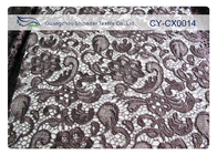 Tessuto di cotone di nylon ricamato buona progettazione del pizzo per la camicia, borsa CY-CX0014