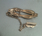 Fermaglio di cinghia del panno del legha d'oro per l'indumento/scarpe/borsa/cinghia con la catena