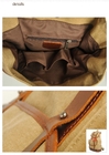 Nuova borsa europea dello zaino della spalla di viaggio della tela della cartella del panno di stile per le donne degli uomini