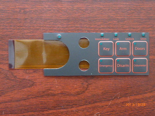 Commutatori di membrana su misura della tastiera del touch screen del pulsante 0.05mm - 1.0mm