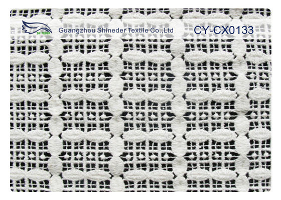 tessuto del pizzo ricamato larghezza di 120cm, tessuto operato CY-CX0133 del pizzo
