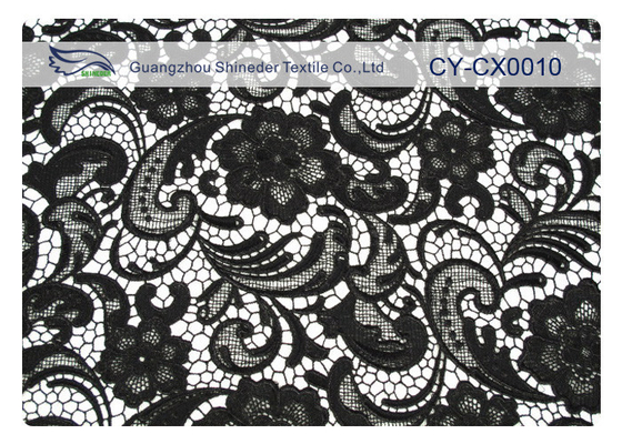 Il ODM/OEM ha ricamato il tessuto del pizzo per la borsa, pantaloni CY-CX0010