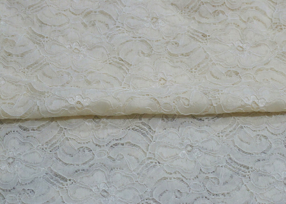 Tessuto elastico del pizzo dell'elastam di nylon