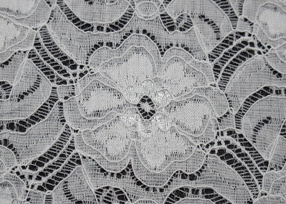 Tessuto elastico del pizzo dell'elastam di nylon