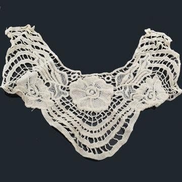 Il ricamo del cotone di Dyeable lavora all'uncinetto il collare staccabile del pizzo per i vestiti