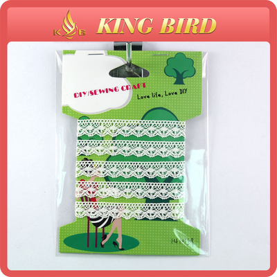 Cotone DIY della decorazione della disposizione del nastro del pizzo della guarnizione del pizzo di DIY lavorato all'uncinetto