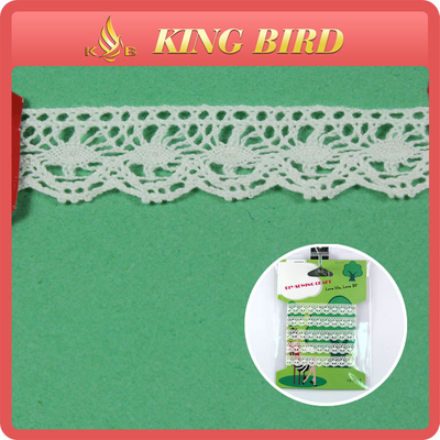 Cotone DIY della decorazione della disposizione del nastro del pizzo della guarnizione del pizzo di DIY lavorato all'uncinetto