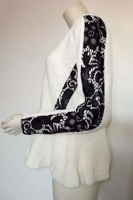 Merletti i vestiti rivestiti di usura dei maglioni del pullover delle signore della disposizione del collo dell'unità di elaborazione o su misura
