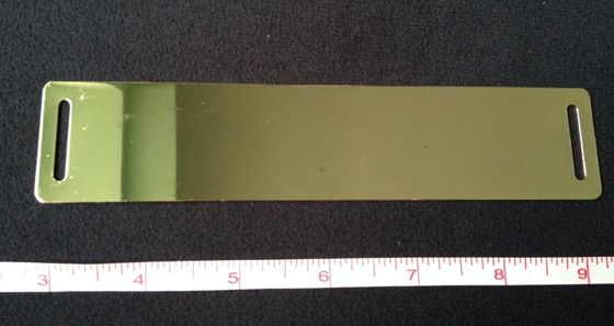 Gli accessori placcati diritti metal la disposizione per l'indumento e la cinghia, barra di metallo piana
