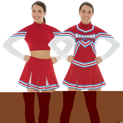 Abito Cheerleading della gioventù metallica dei cristalli di rocca del gruppo di acclamazione con gli archi