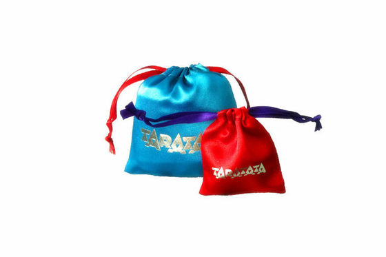 Imballaggio blu del regalo del sacchetto del cordone dei gioielli, umidità 13*16cm della prova