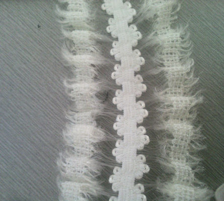 Tessitura elastica tessuta poliestere di nylon con il lato del pizzo/la tessitura pianamente di nylon