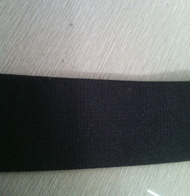 Tessitura elastica di gomma normale nera della cinghia e dell'abbigliamento per le borse/carrozzine dell'imballaggio