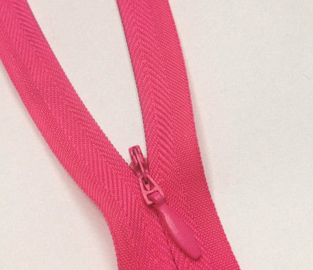 I vestiti invisibili Zipper ecologico rosa di nylon dello SGS dei denti #3