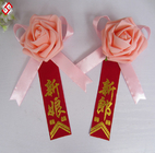 corpetto rosa del polso del fiore della decorazione di nozze del fiore del materiale artificiale della schiuma