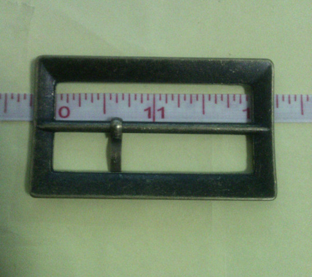 Il fermaglio di cinghia del panno del quadrato del Gunmetal di placcatura, jeans insacca i fermagli dei militari dello zinco