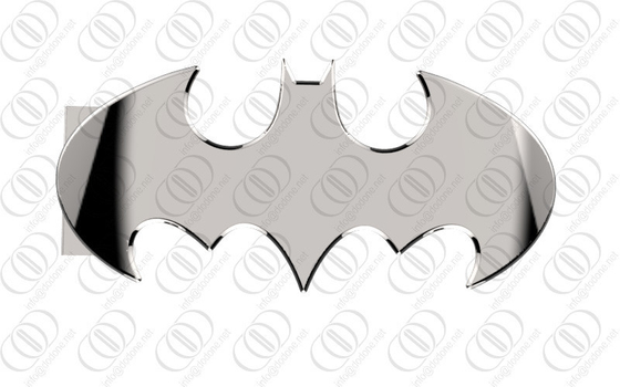 Brillante d'argento dello specchio del fermaglio di cinghia di Batman dell'acciaio inossidabile lucidato