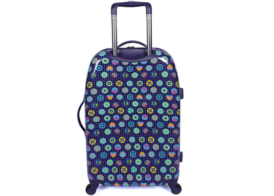 Borsa colorata luminosa su misura di viaggio dei bagagli del PC 20 25 della cassa a 28 pollici del carrello
