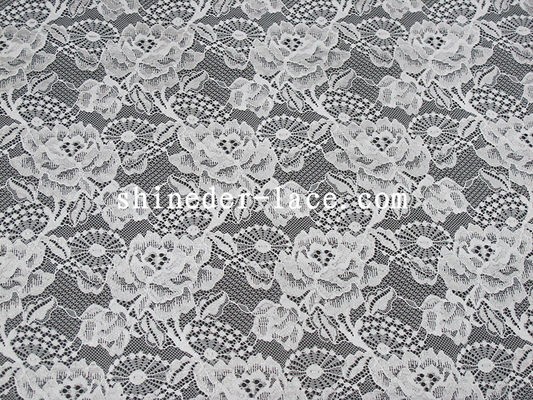 modello floreale/speciale del tessuto di nylon del pizzo di larghezza di 150cm della foglia per l'indumento SYD-0170 delle donne