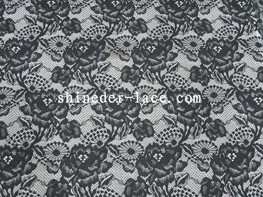modello floreale/speciale del tessuto di nylon del pizzo di larghezza di 150cm della foglia per l'indumento SYD-0170 delle donne