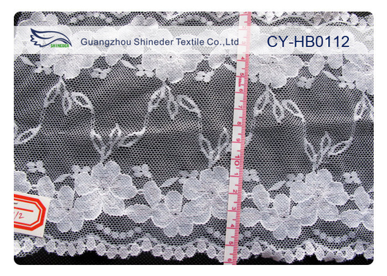 Tessuto del pizzo del nylon di 100%, alta tenacia per l'indumento, vestito CY-HB0112