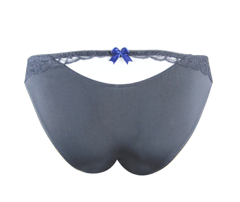 I bikini graziosi sexy delle ragazze vita bassa di nylon/del cotone hanno tagliato indietro le mutandine