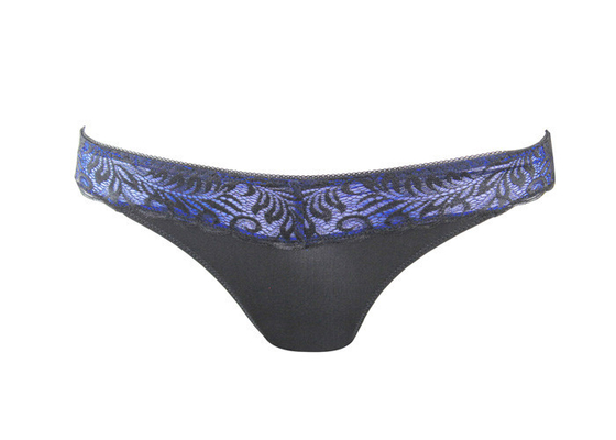I bikini graziosi sexy delle ragazze vita bassa di nylon/del cotone hanno tagliato indietro le mutandine