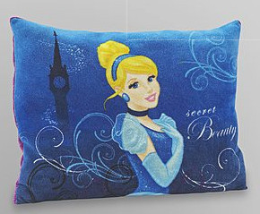 Cuscini e cuscini blu svegli della peluche di Disney Cenerentola per i bambini